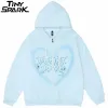 Blue Heart Bunny Love Zip-Up Hoodie Sdbc49f9da2134d03acc3eaea7cf5d5aaA c55a2798