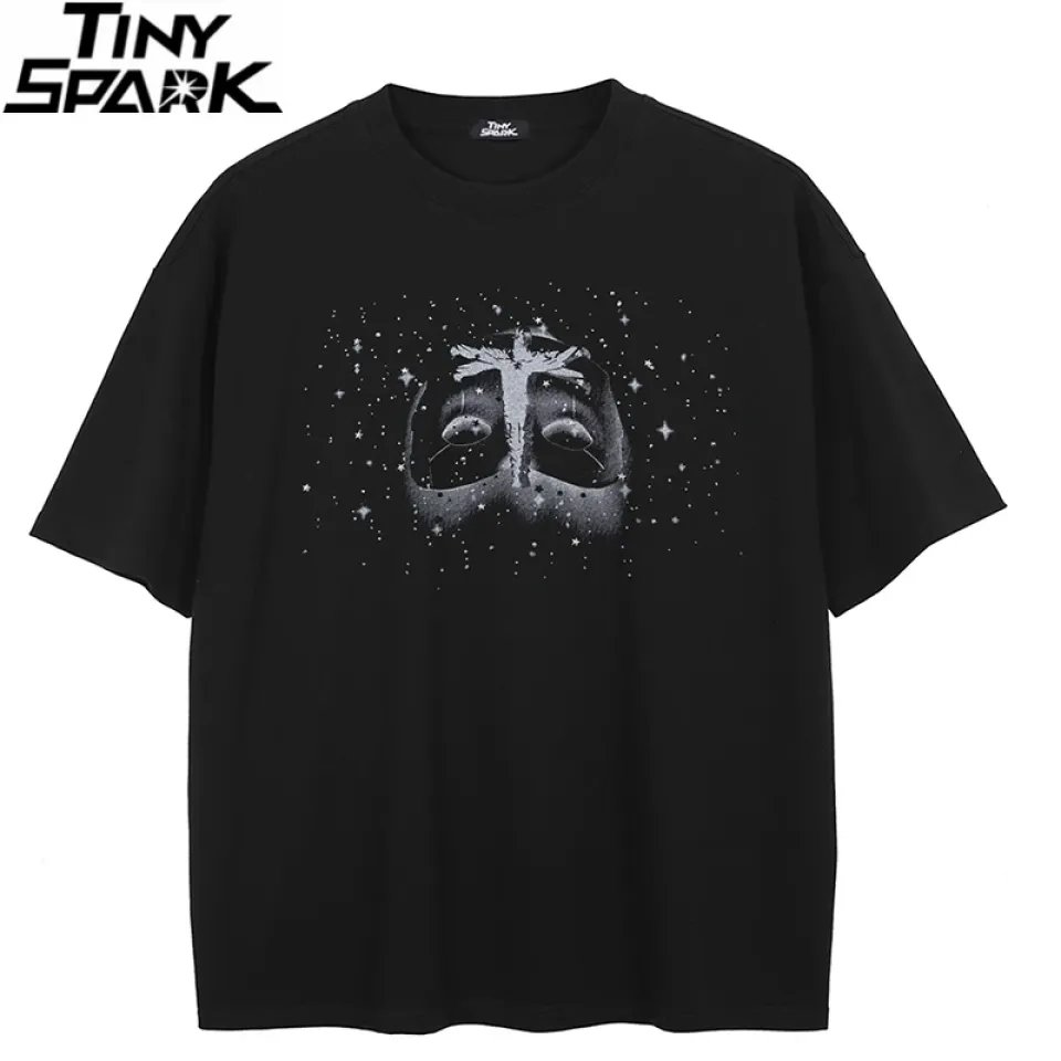 Faded Mask Graphic T-Shirt Sfaf3bb5d04f648babccf85873ffeb7618 c5122c10