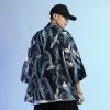 Abstract Crane Kimono Shrug H2415b8dd035e459cb94ba538222613685 c8370b6d