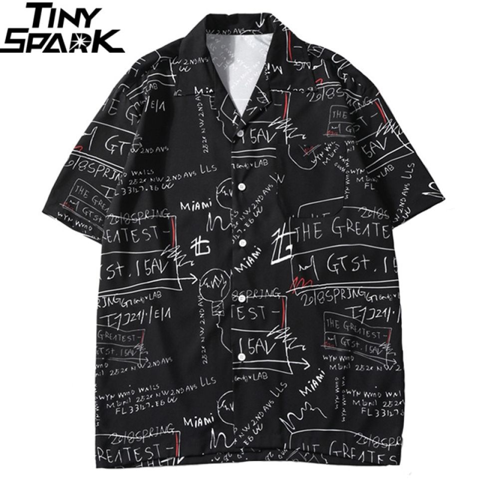 Scribbled Streetwear Shirt