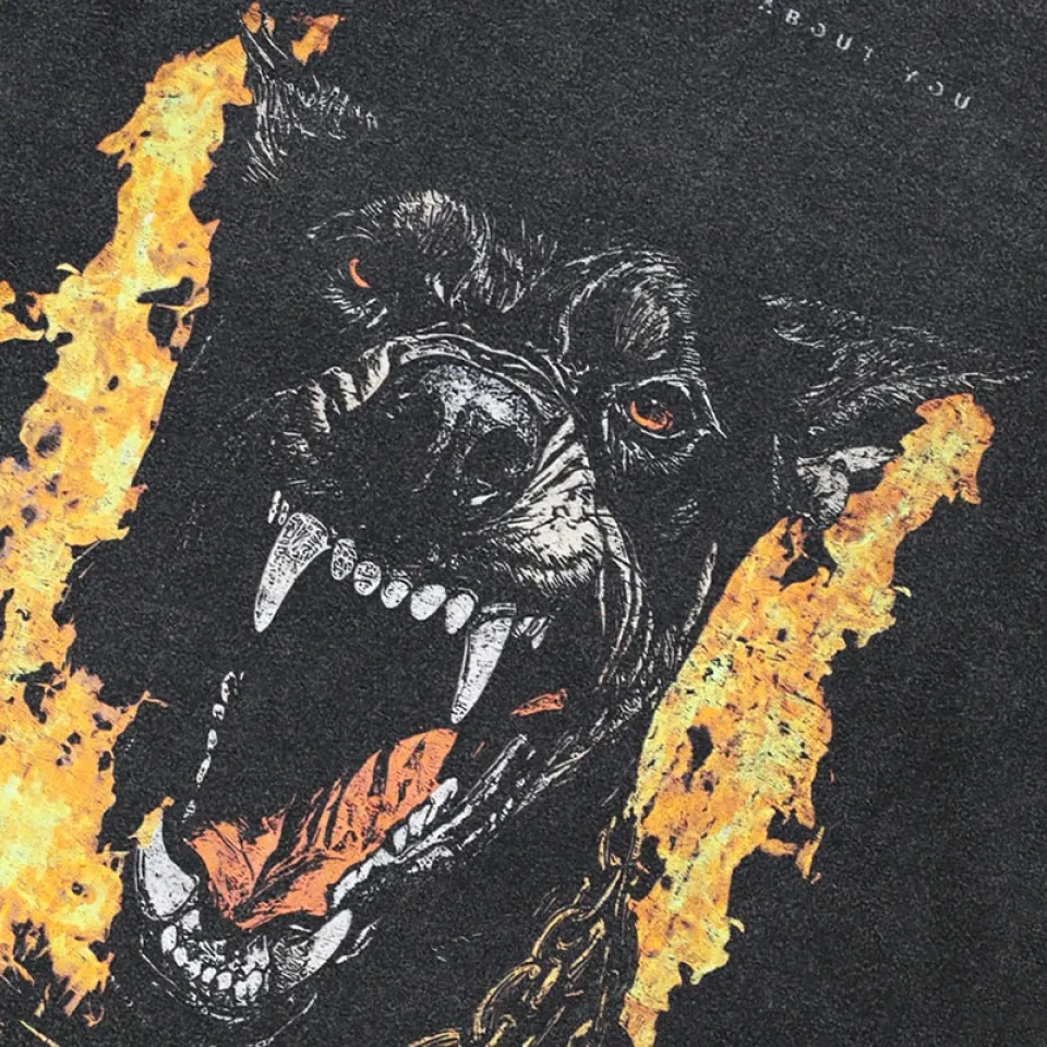Fire Dog Graphic T-Shirt 3 Fire Dog Graphic T-Shirt S66644109d6f14dd5affcec066a1ef444f c8c5911f