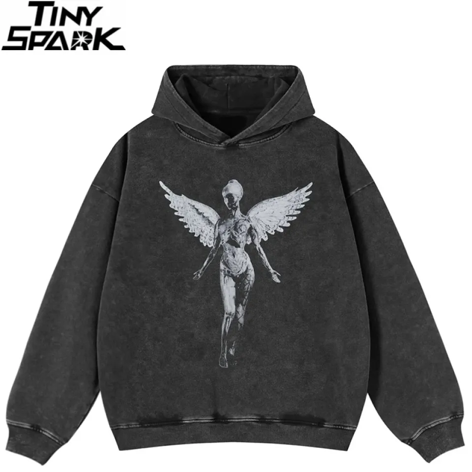 Winged Angel Graphic Hoodie Sa09819e3e9874ce29be26d2e4273e977I c92f149a
