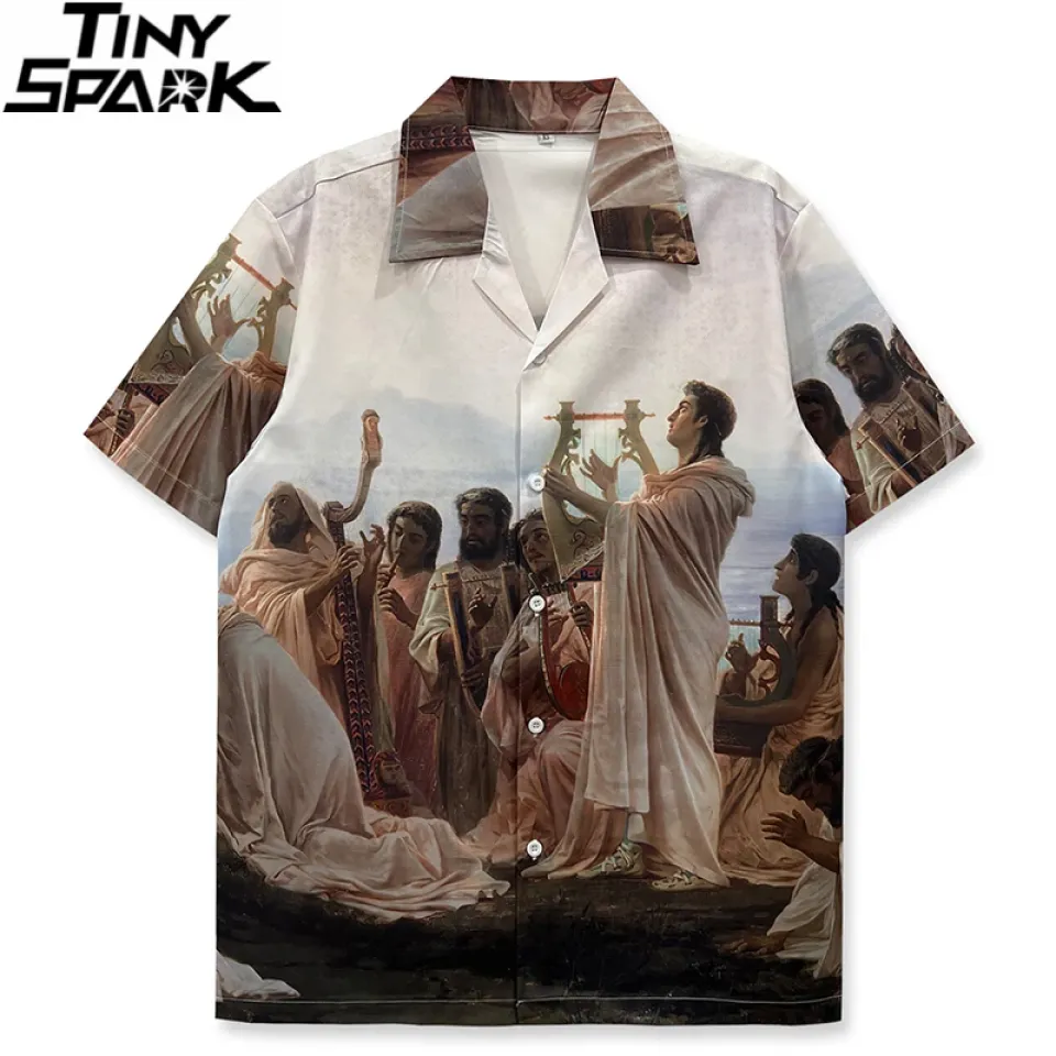 Classical Figures Painting Shirt S5a099d9e54614881ac5f6d977c38a9c7c ca9d26b4