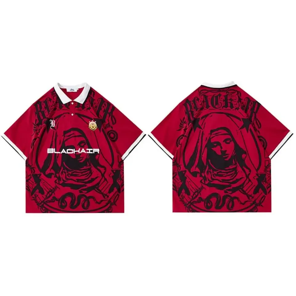 Virgin Mary Graphic Embroidery Tee S8574e76e9e314c4e8cdabf66109676a22 ca772886