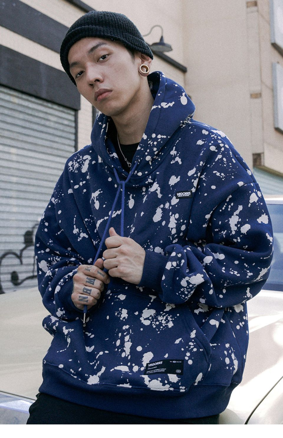 Splashed Hooded Pullover Hdde4904a65ce4faebd8d270f23a256afi cce6b8a3