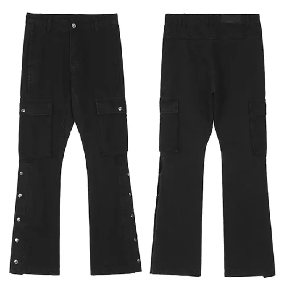 Hip Hop Cargo Denim Pants - Blue and Black S1b906c30209f452d98f035aa8ccc0f0ef cc565870