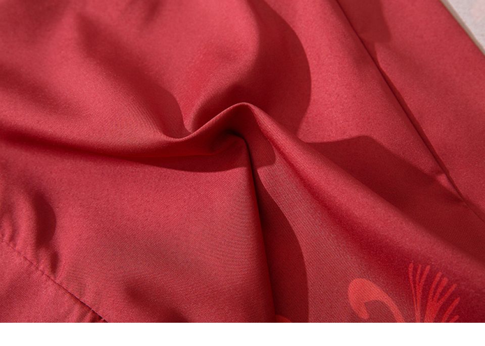 Red Bird Poly-cotton Kimono H8709fd0de1c24d0a93b9783b1b795127t cd4c97f5