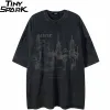 Castle Graphic Hip Hop Print Tee S163e4e1bcd124ed0a0acc1e45cf746baU cdfe758e