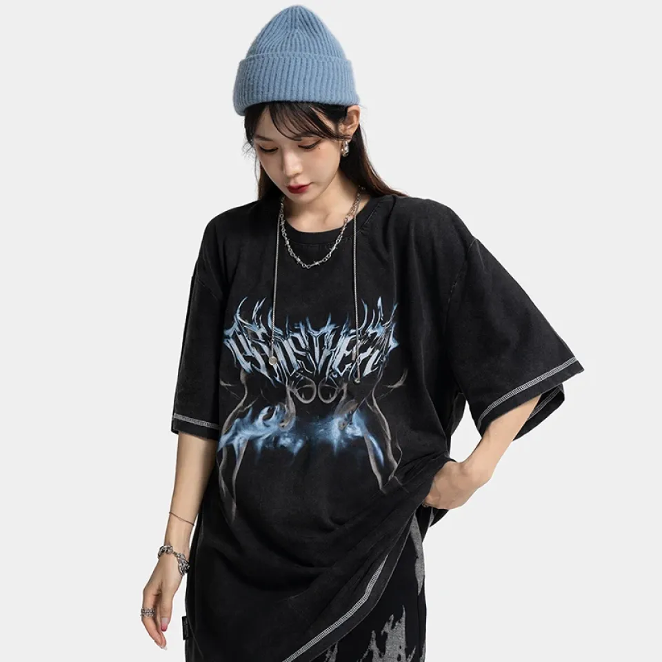 Abstract Flame Graphic T-Shirt Sbe2acf6a3d0c4564bd408d3ab7b926f6m cdbde55a