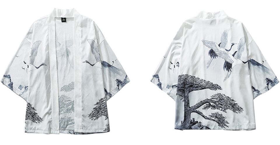 Baobab Tree Poly-cotton Kimono