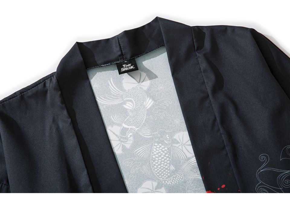 White Daffodil Poly-cotton Kimono H895b8b95ccac4f908101400c21e7031cu cec341c9