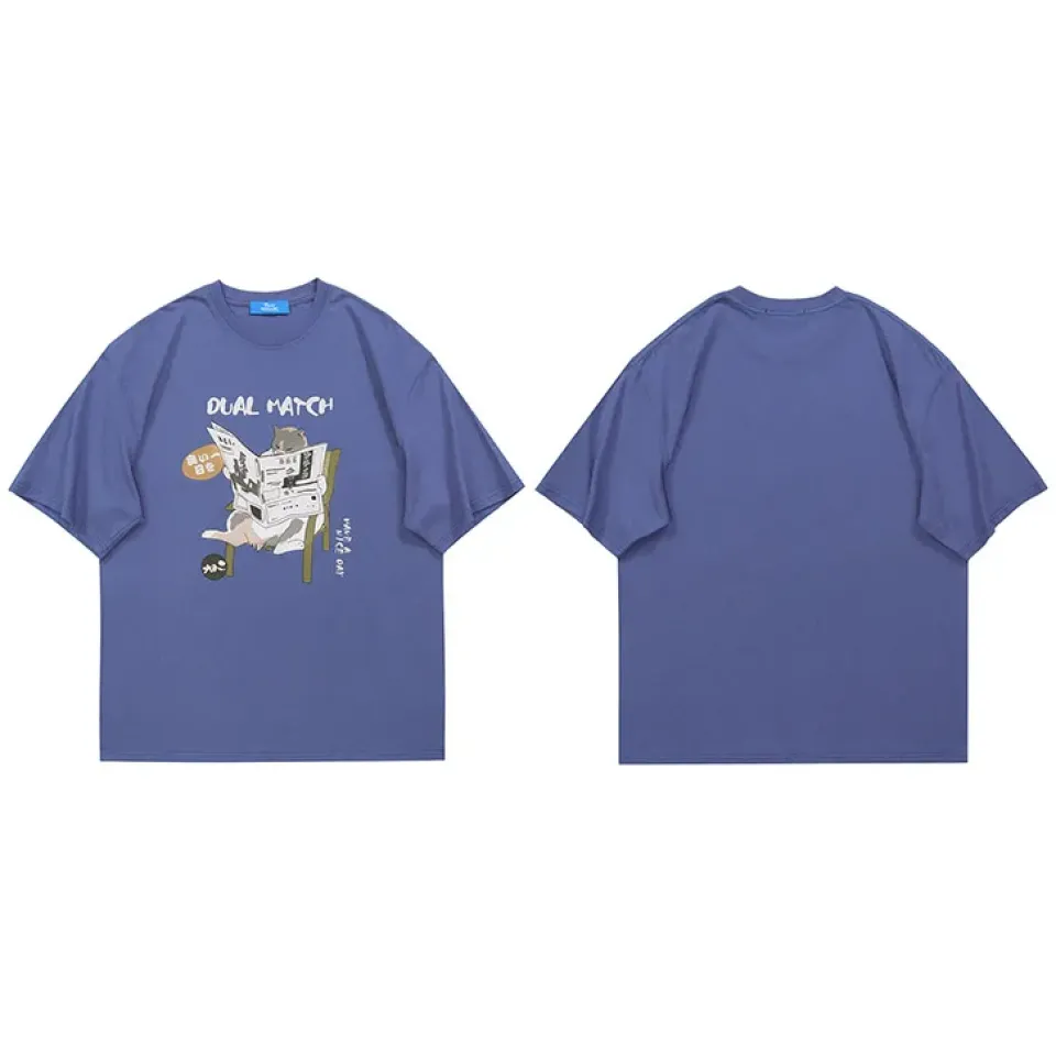 Streetwear Active Cartoon Cat Graphic T-Shirt 7 Streetwear Active Cartoon Cat Graphic T-Shirt S1a27acd097ae4683be29ad4a1e89755ej ce2acbf4
