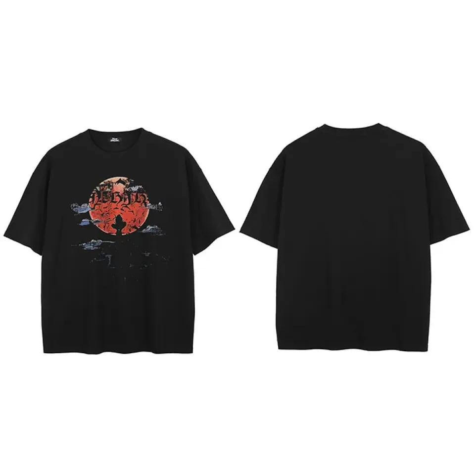 Washed Anime Sun Graphic T-Shirt Sa65214fd43c9429eb998b3ee3e10d035r ce8c9dcb