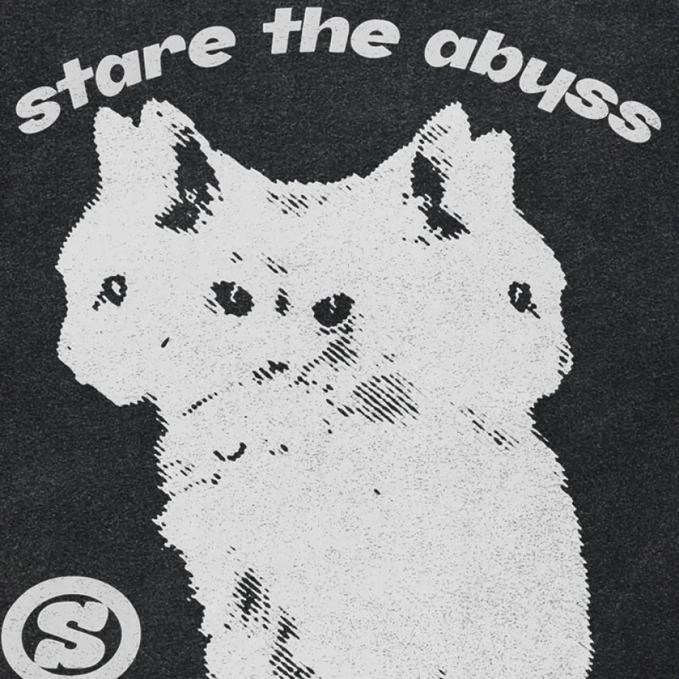 Hybrid Cat Retro Graphic T-Shirt Scc7d03ae217645e5b230d0cf888862c3m ce7912ce