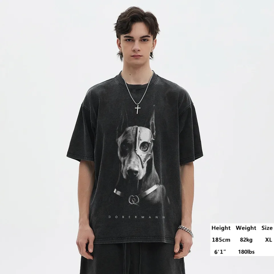 Masked Doberman Streetwear Tee Seba69aaeadaf488289a2364eb7f105f97 ce9ade78