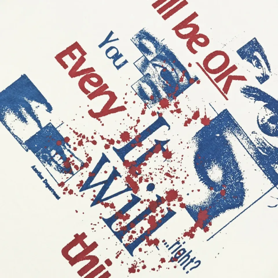 Grunge Eyes Graphic Print T-Shirt S92bccb9fbf6c41c0b15b089d8db8d3ebi cf508679