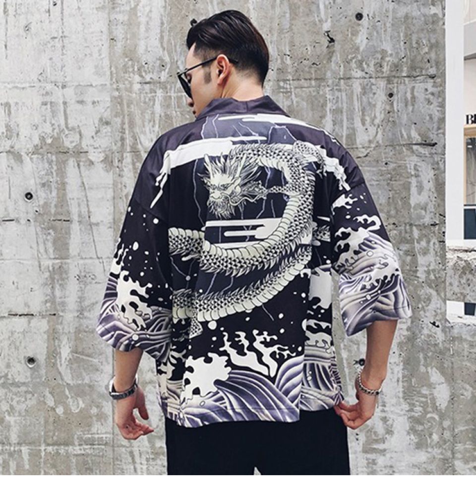 Greyscale Dragon Print Poly-cotton Kimono 12 Greyscale Dragon Print Poly-cotton Kimono Hefa58584d57a4dce8b841d81eac3e339Q d0d73a76
