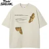 Flying Moth Graphic Print T-Shirt Scfe88355b3eb47408ec5b9d8c616a59aa d085063d