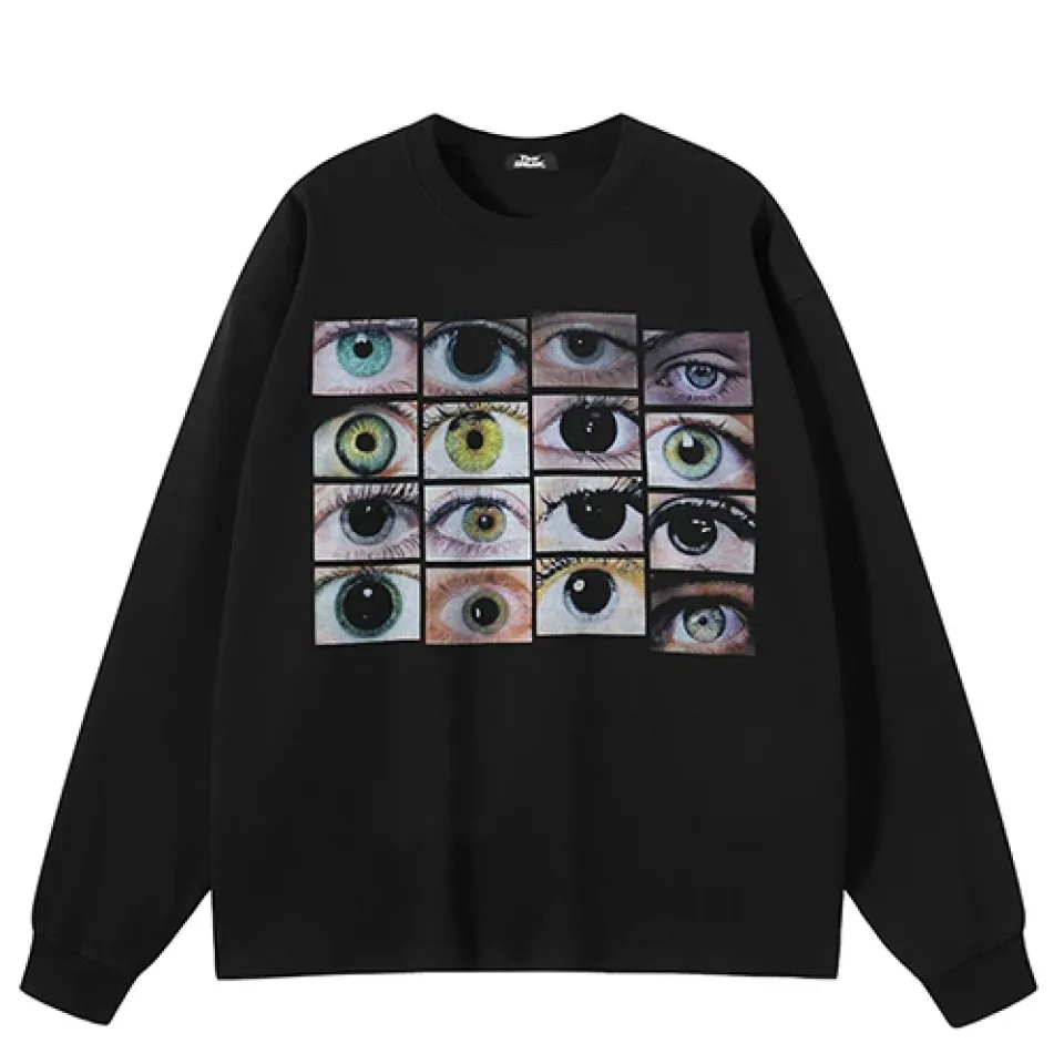 Eye Grid Graphic Crewneck Sweatshirt Scb29968d90b34f99b99aba2111413f81P d184a58d