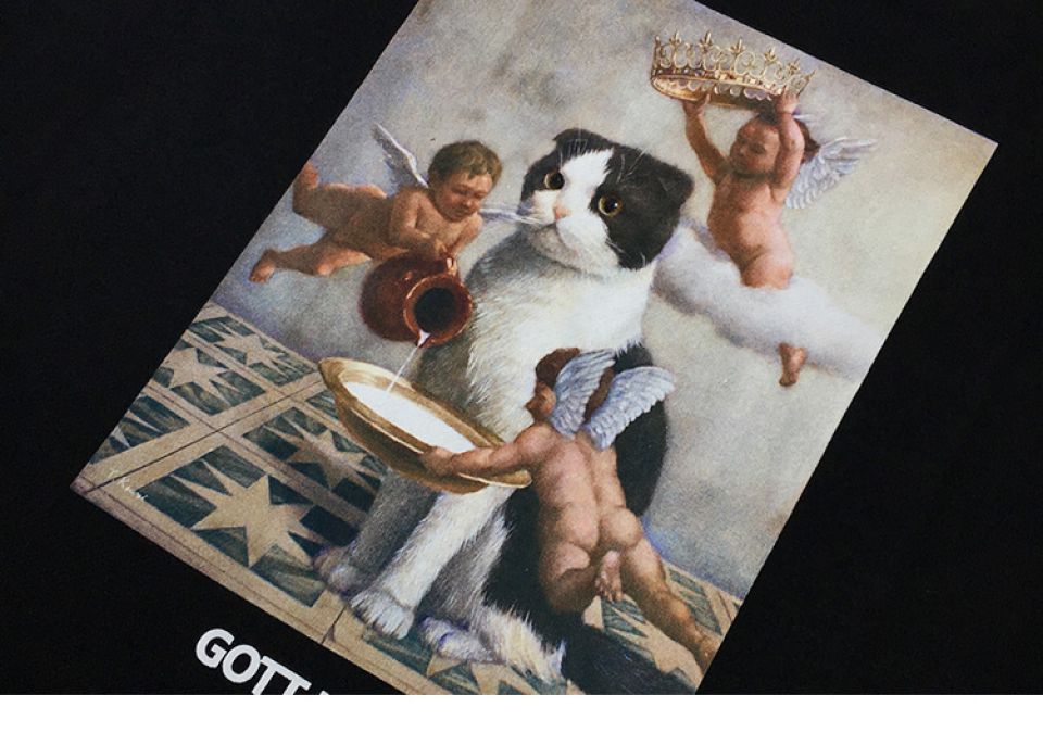 King Kat And Three Cupids Sweatshirt Hoodie H86fdf555cc524a5887dae9bcddadd04ek d3f62789