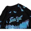 Blue Butterfly Boom Cotton T-shirt 28 Blue Butterfly Boom Cotton T-shirt H894abca8efd347a2a2c89b565569b46fk d33b5133
