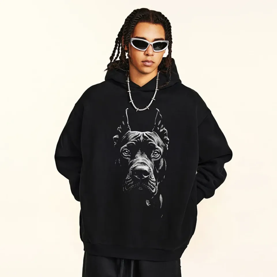 Black Dog Graphic Pullover Hoodie S3fece608688a4955969726a3a6290252Z d4b9e6be