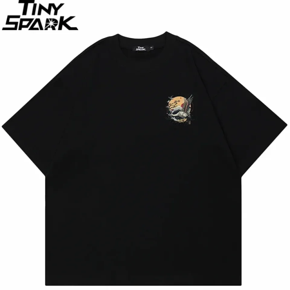 Japanese Crane Graphic T-Shirt Sb56ba9f6a2484623848e3d22fd37cfb2x d49fc682
