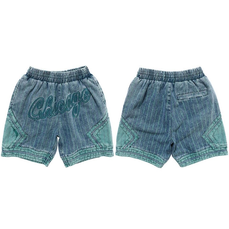 Front Print Chicago Short Pants