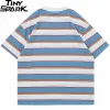 Striped Hip Hop T-Shirt – Blue & Brown S7591fe81978a4b0fa296a531a1f5c5c6W d5a4d5cd