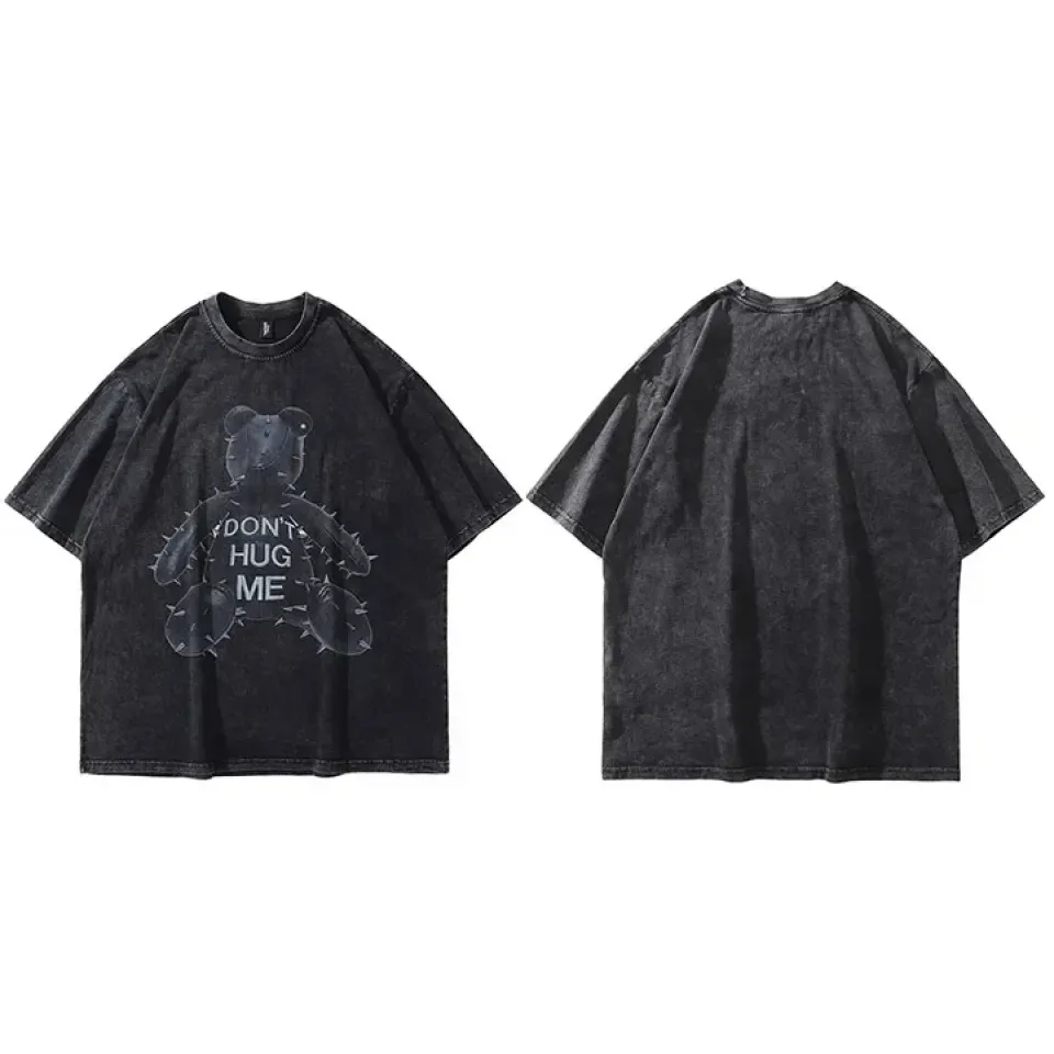 Washed Black Barbed Bear Graphic T Shirt S2285da77fe6047d3a0c71ff1d0fc2ed81 d6294639