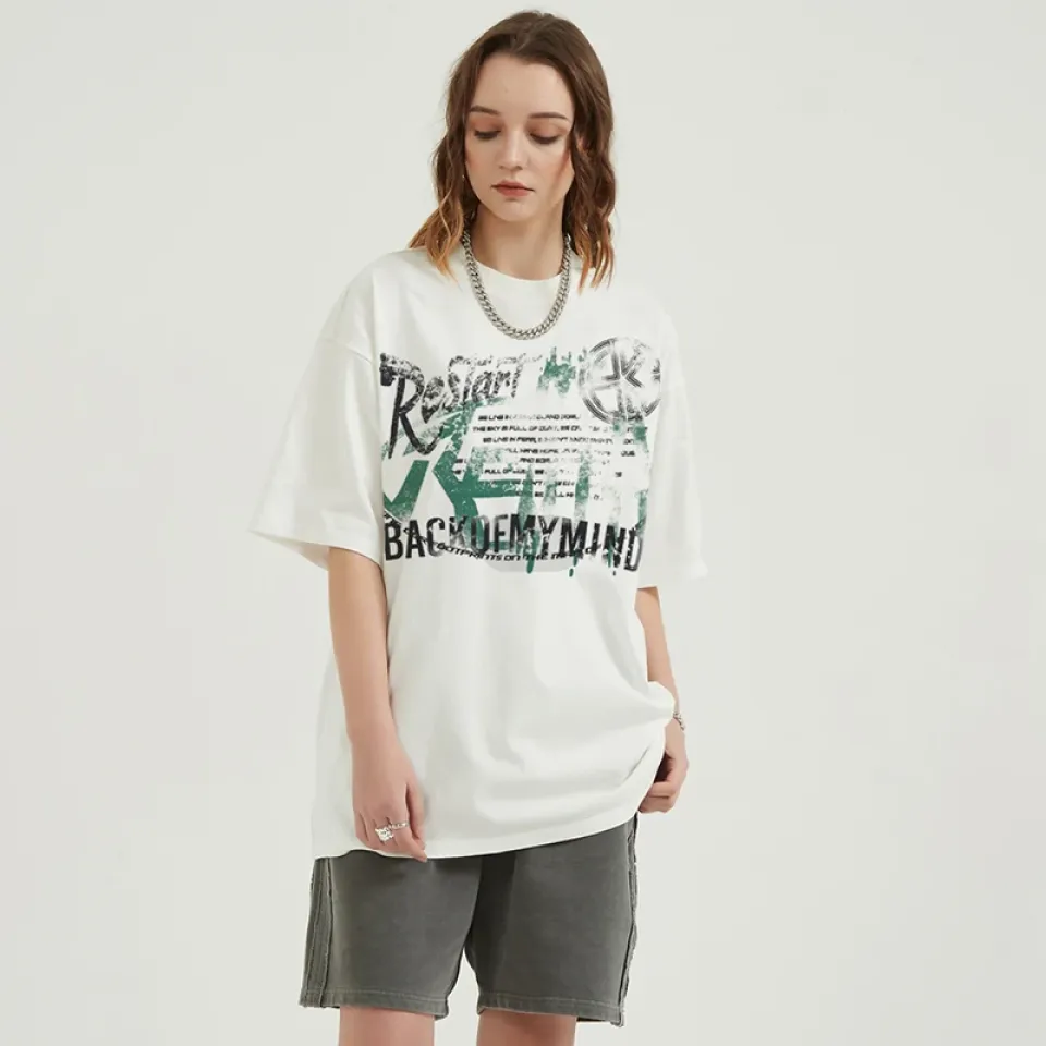 Restart Typography Graphic T-Shirt Sedb95c12a7914a5f905a2fb4d9acccb8u d6ed58e1