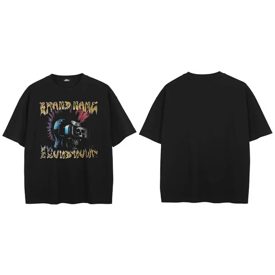 Vintage Skull Graphic T-Shirt S9090f617448b4d31b7887050b3274d13K d747aad1