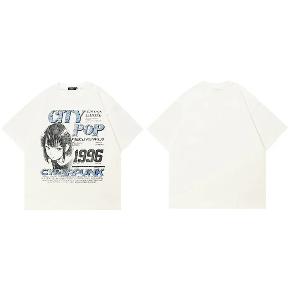 City Pop Anime Portrait Graphic T-Shirt S6df8d6e30f3c472c9e8a2493b5355568e d9819e1d