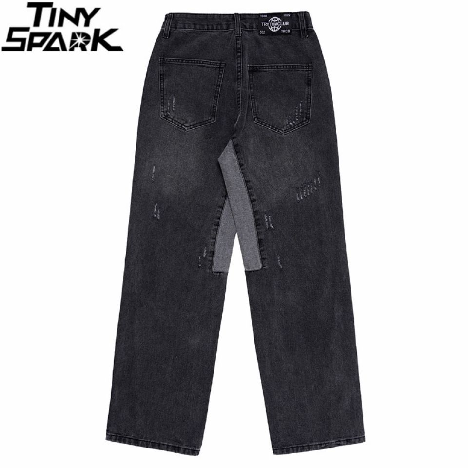 Distressed Jeans With Slits S8699d01998ec40a8a16d6c497b5cc42e2 d993fa98
