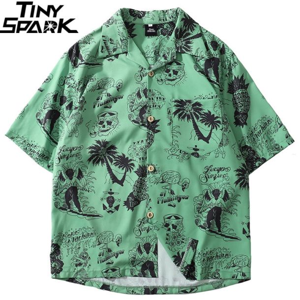 Skull Land Poly-cotton Shirt