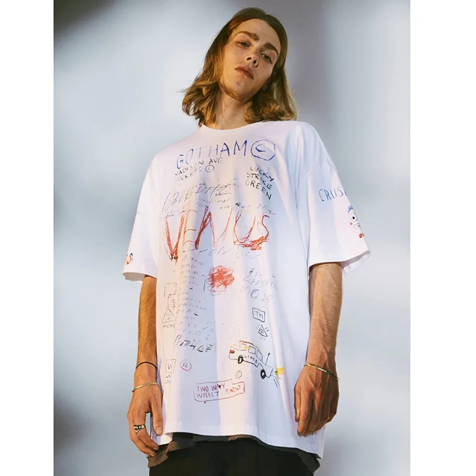 Graffiti Harajuku Summer Short Sleeve T-Shirt Sbb2bf46619ac423baad8bf7b23d6d0fbR dd5a514b