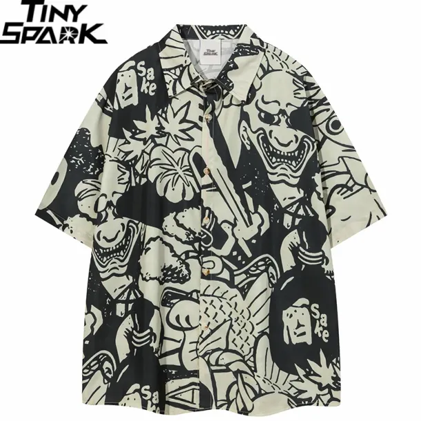 Japanese Ukiyoe Beach Shirt Sb5f817dcbcb24b69a86373c6076b7caeS de302f2a