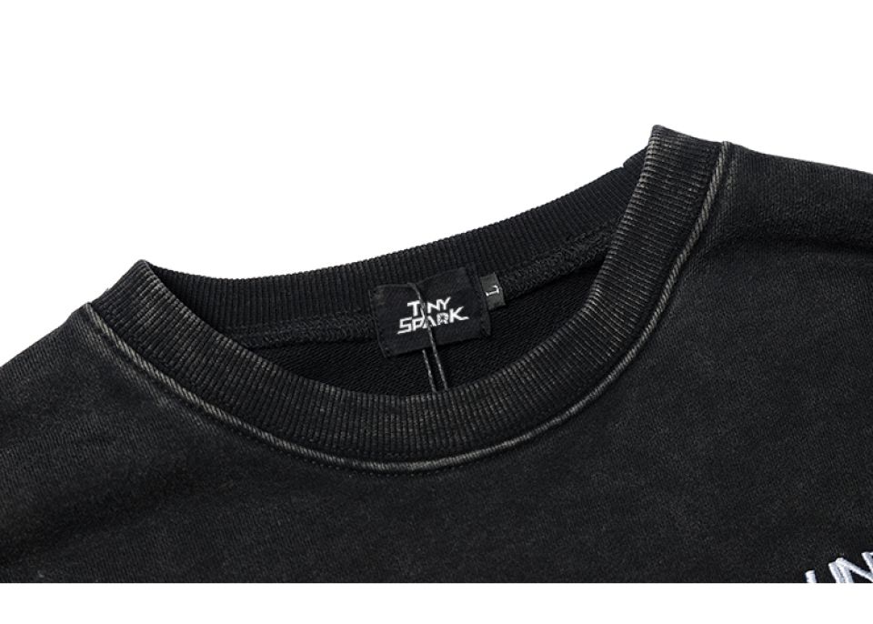 Retro Washed Skull Print Poly-cotton Sweatshirt H7f16f969057043c58c2e9d65f17a2f99l e0752e59