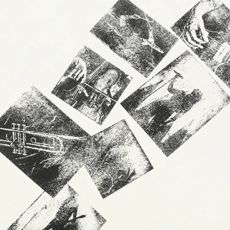 Vintage Rock Collage Graphic Back Print T-Shirt S47e6f3ee602d4c2ea4d811c3a85428b5c e1d4f1be