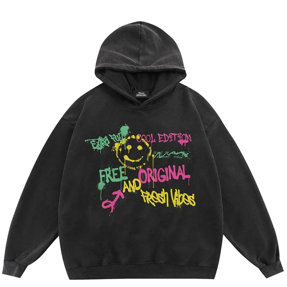 Childish Abstract Graffiti Hooded Pullover Se30be62090034ba6a9c5c81e4cdf7494I e14243d8