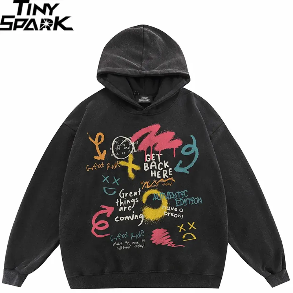 Childish Abstract Graffiti Hooded Pullover S8b11241c58824807babc1aebe69f1a44f e25a9b30