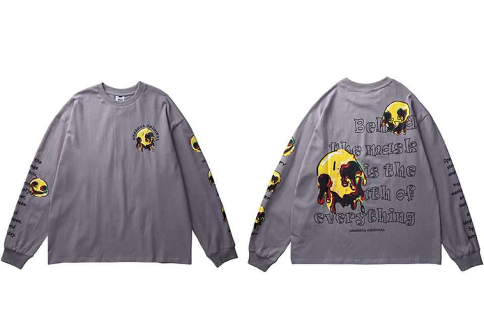 Unusual Mask Print Sweatshirt H2180d417c1c540b8a1cbe597f0468ee89 e3a2b82f