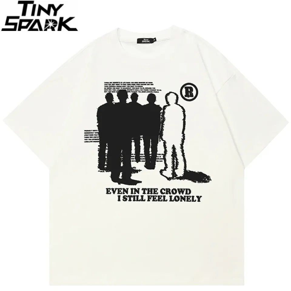 Shadow Graphic Casual Beige White Tshirt Sf1484d4223d44c4a9d752a6b26ba19f5X 1 e3bf9217