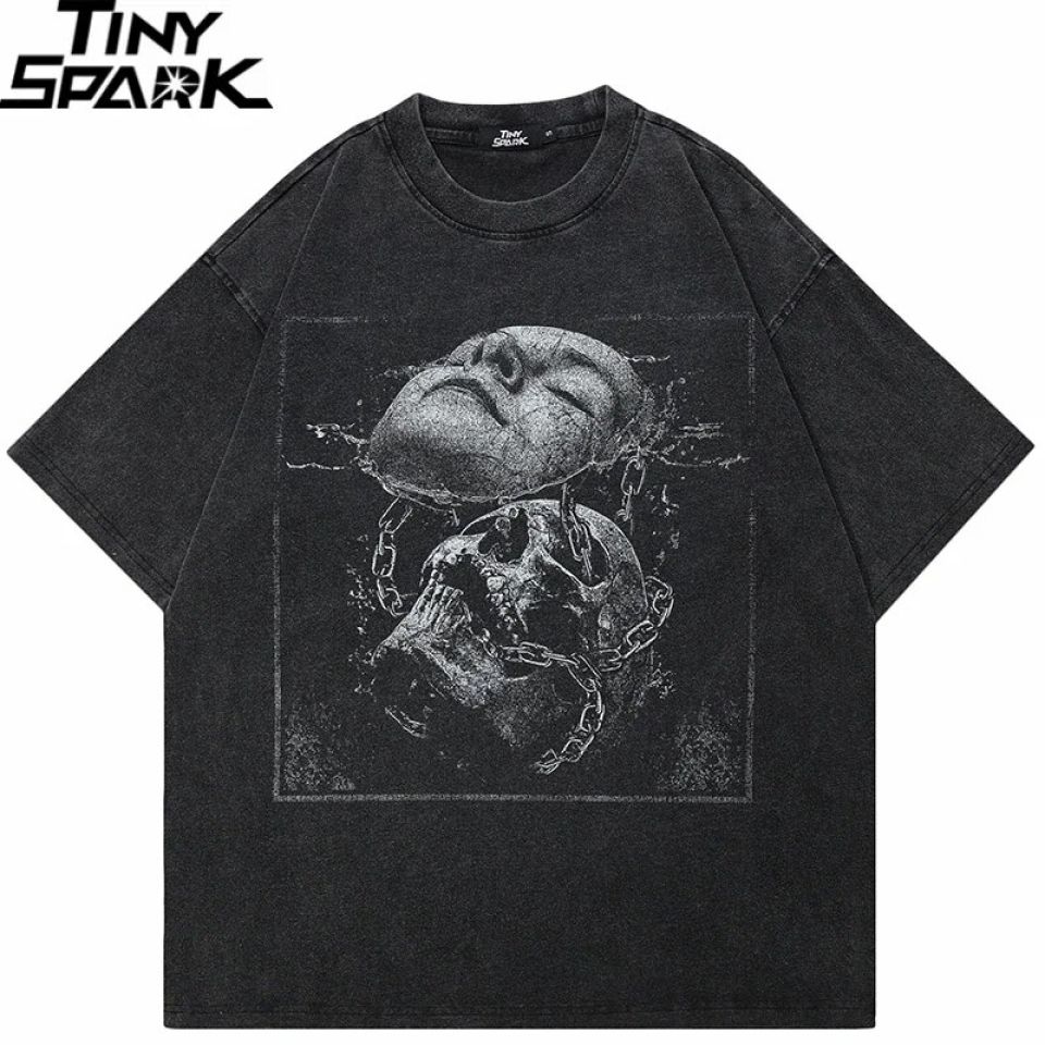 Cracked Face Skull Retro Graphic T-Shirt 11 Cracked Face Skull Retro Graphic T-Shirt Sd3a4d7842e6648719d20ffd70be86279f e47d9c79