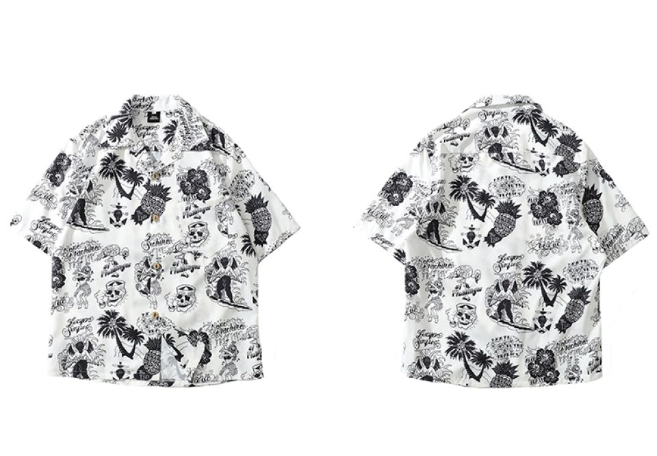 Skull Land Poly-cotton Shirt