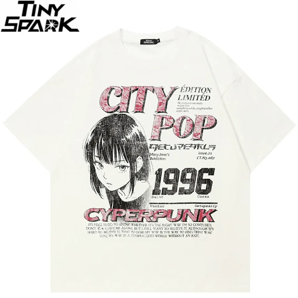 City Pop Anime Portrait Graphic T-Shirt Seeb1d5f04abd476c88d2b43cce921c90q e516eb88