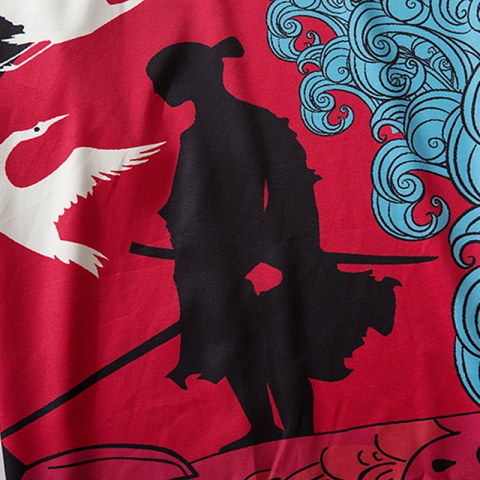 Japanese Lone Samurai Jungle Print Kimono H3745c8434b6c4654b701cd5c7c9c8138T e676f1b9