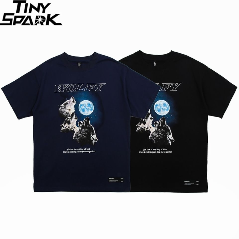 Wolfy Cotton T-shirt Hc23a366aba2246459396c71fb419c3287 e7600625