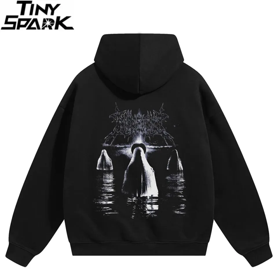Vintage Ghost Graphic Pullover Hoodie S2620f7606ff047a0a07c4469d1ceebb6j e94aa276