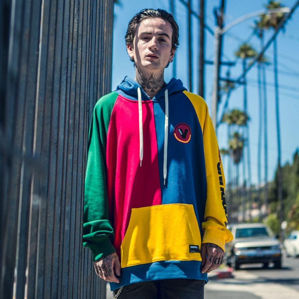 Popping Colors Poly-cotton Sweatshirt Hoodie HTB1FQ RbYAaBuNjt igq6z5ApXah eaf0f485